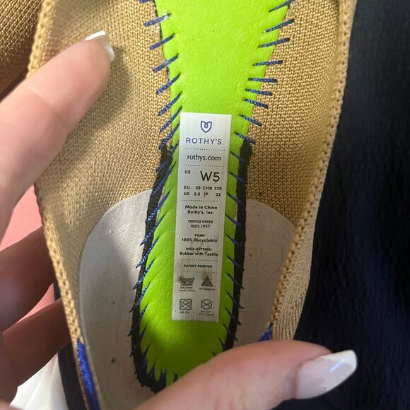 Rothy's Dark Mustard Yellow The Flats Size 5 - Picture 6 of 7